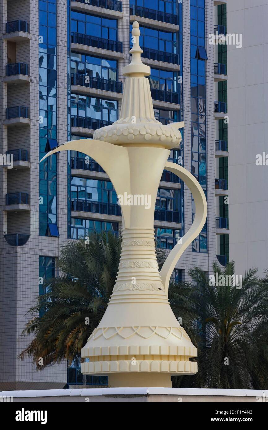 United Arab Emirates, Abu Dhabi, sculpture Stock Photo Alamy