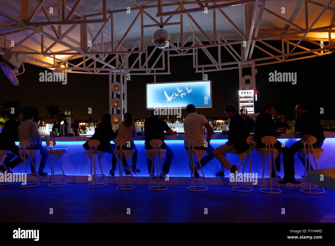 United Arab Emirates, Dubai, Jumeirah, Sho Cho restaurant and night bar Stock Photo