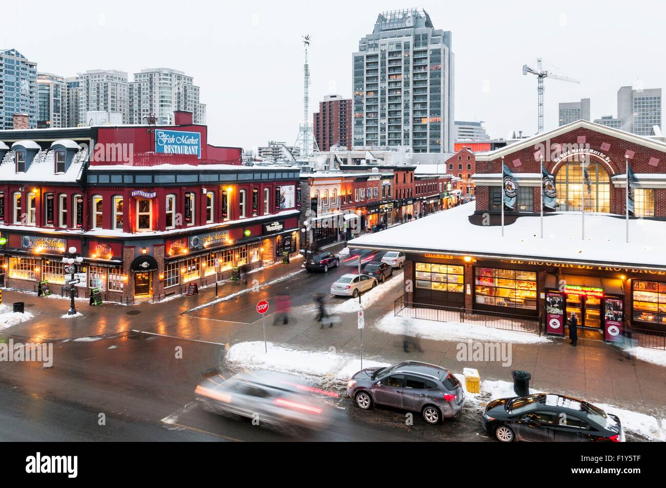 Canada, Ontario, Ottawa, downtown, Byward Market halls Stock Photo Alamy