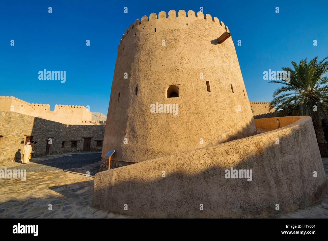 Oman, Khasab, Musandam, fort from 17th century, and museum Stock Photo
