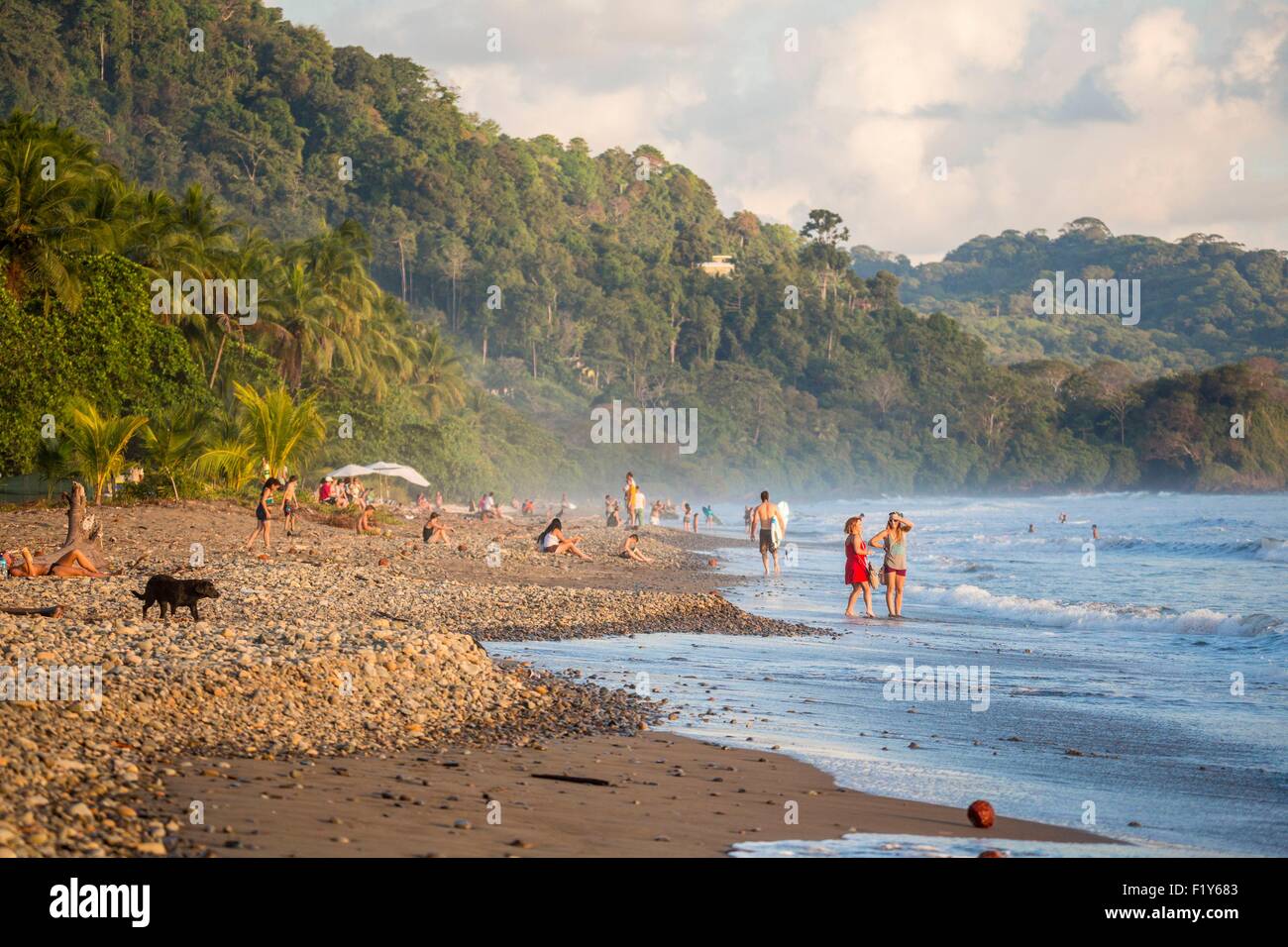 Costa Rica, Puntarenas province, playa Dominical Stock Photo Alamy