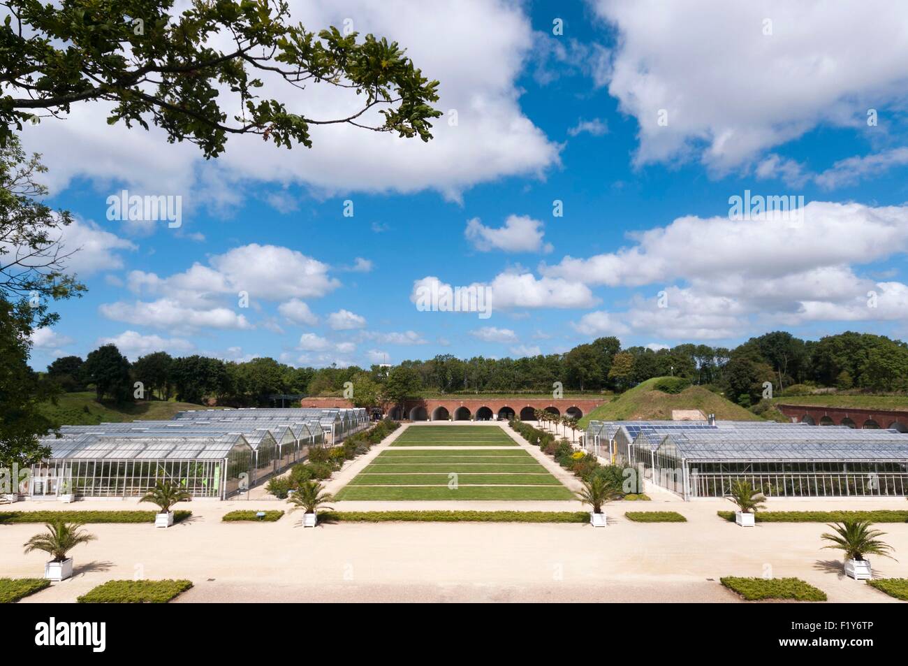 France, Seine Maritime, Le Havre, The Hanging Gardens, Botanical garden in  the old fort of Sainte Adresse Stock Photo - Alamy