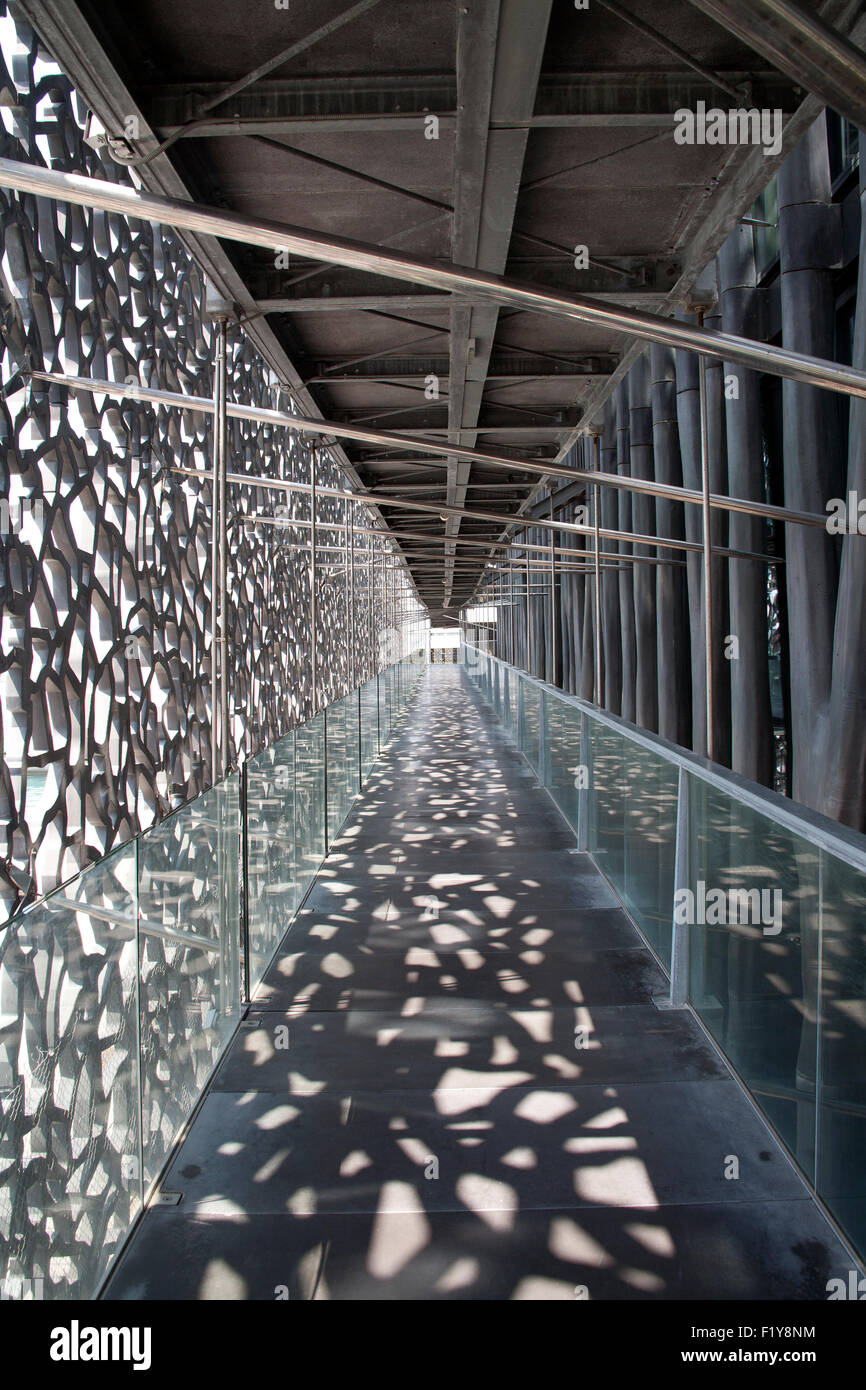 Mucem Ramp The staircase and walkways of the MuCEM, Museum of the Civilisations of ...