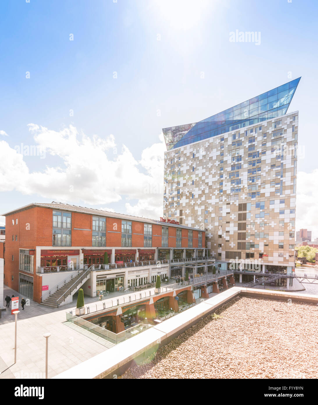 The Cube building, Birmingham, England Stock Photo Alamy