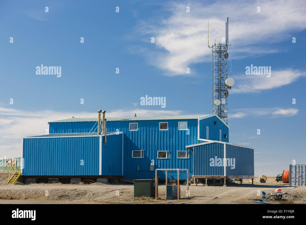 Building,Alaska,Power Plant,Prudhoe Bay Stock Photo Alamy