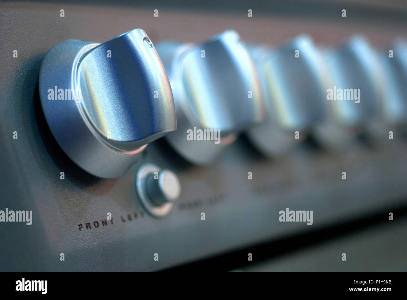 Cooker controls / Knobs Stock Photo Alamy