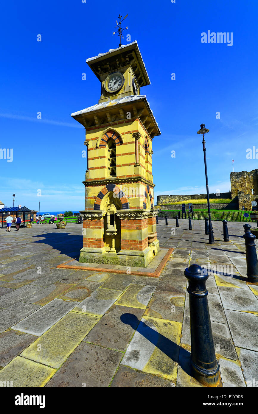 Clock tower Front St Tynemouth Stock Photo