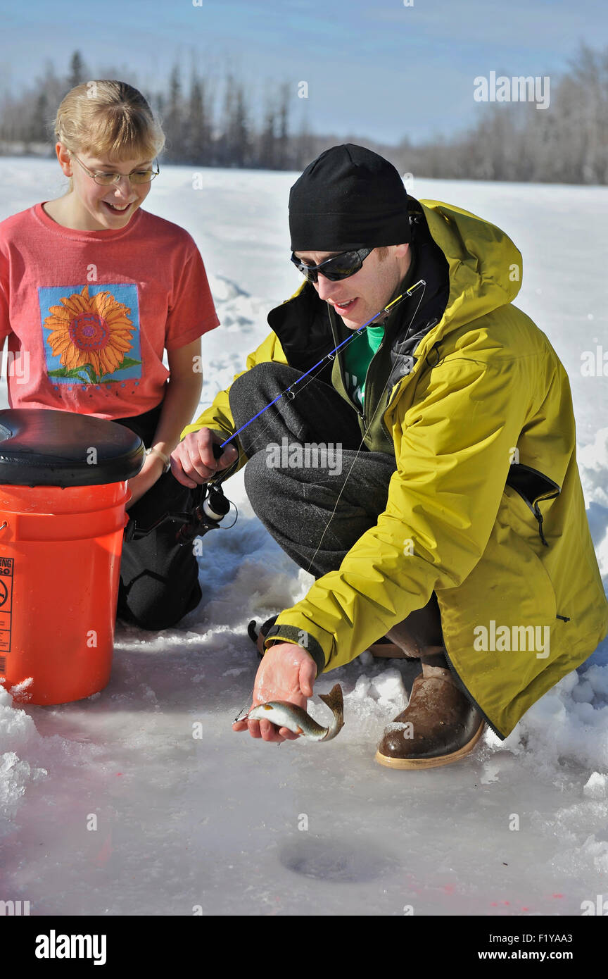 Child ice fishing hires stock photography and images Alamy