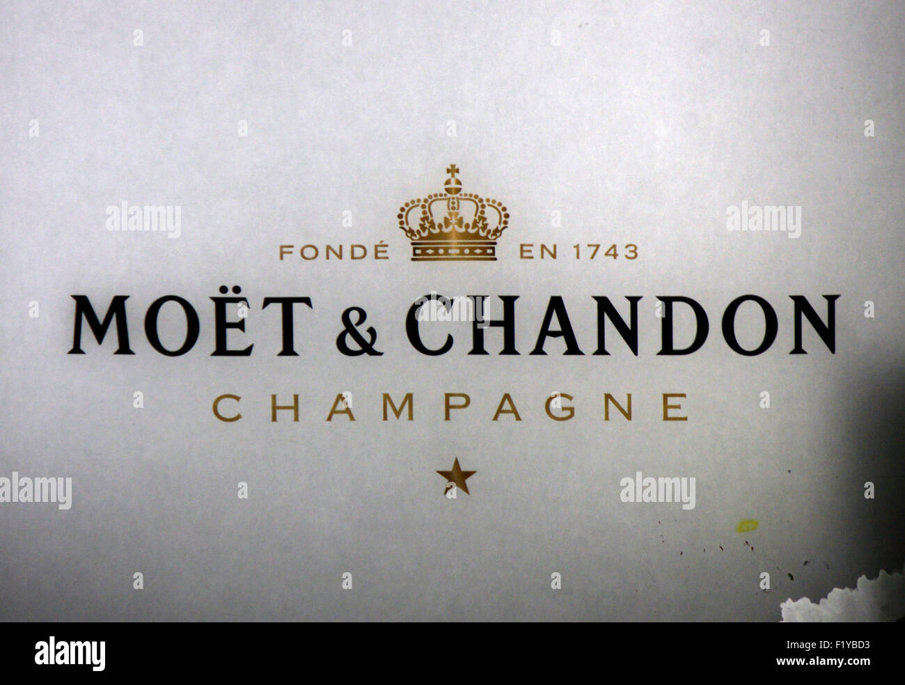Markenname: Moet Chandon, Dezember 2013, Berlin Stock Photo - Alamy