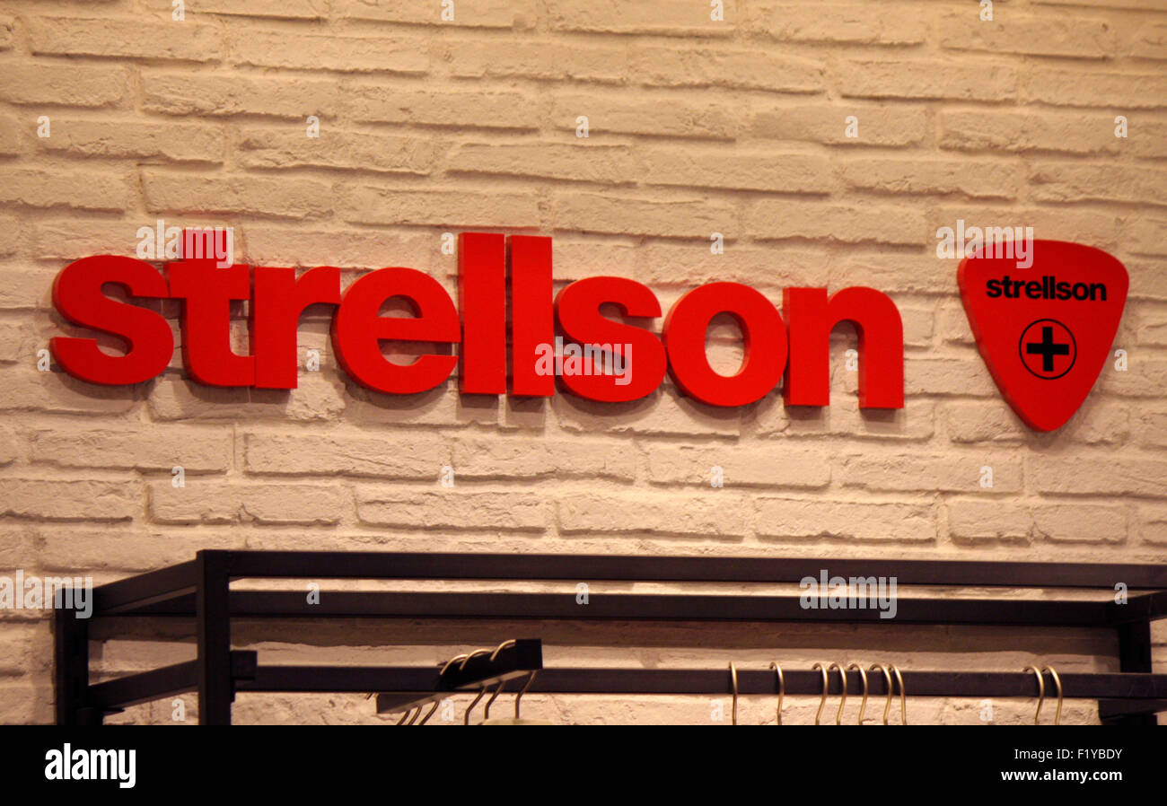 Markenname: 'strellson', Dezember 2013, Berlin. Stock Photo