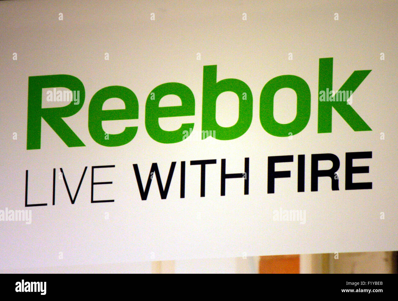 Reebok logo hi-res stock photography and images - Alamy