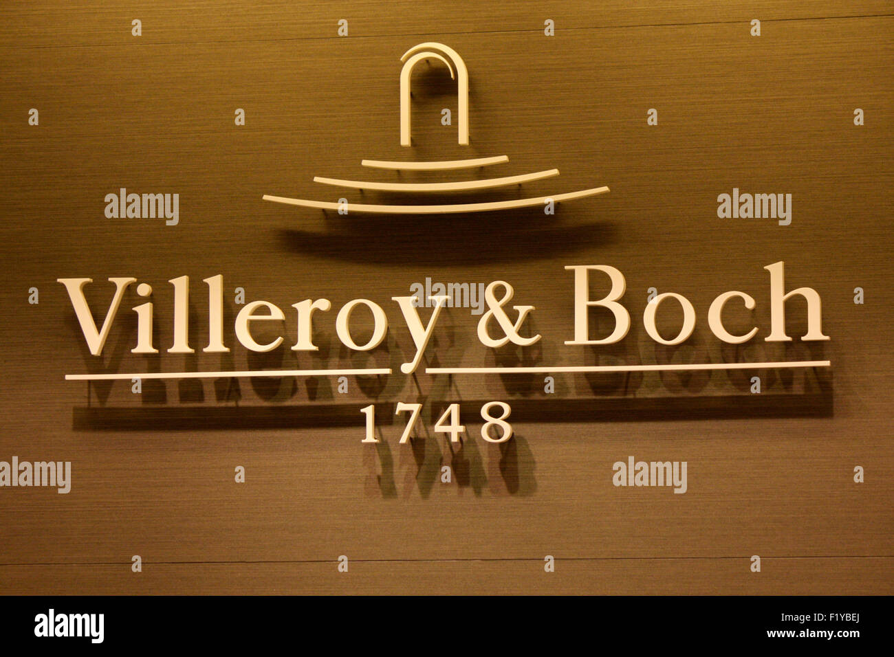Markenname: 'Villeroy & Boch', Dezember 2013, Berlin. Stock Photo