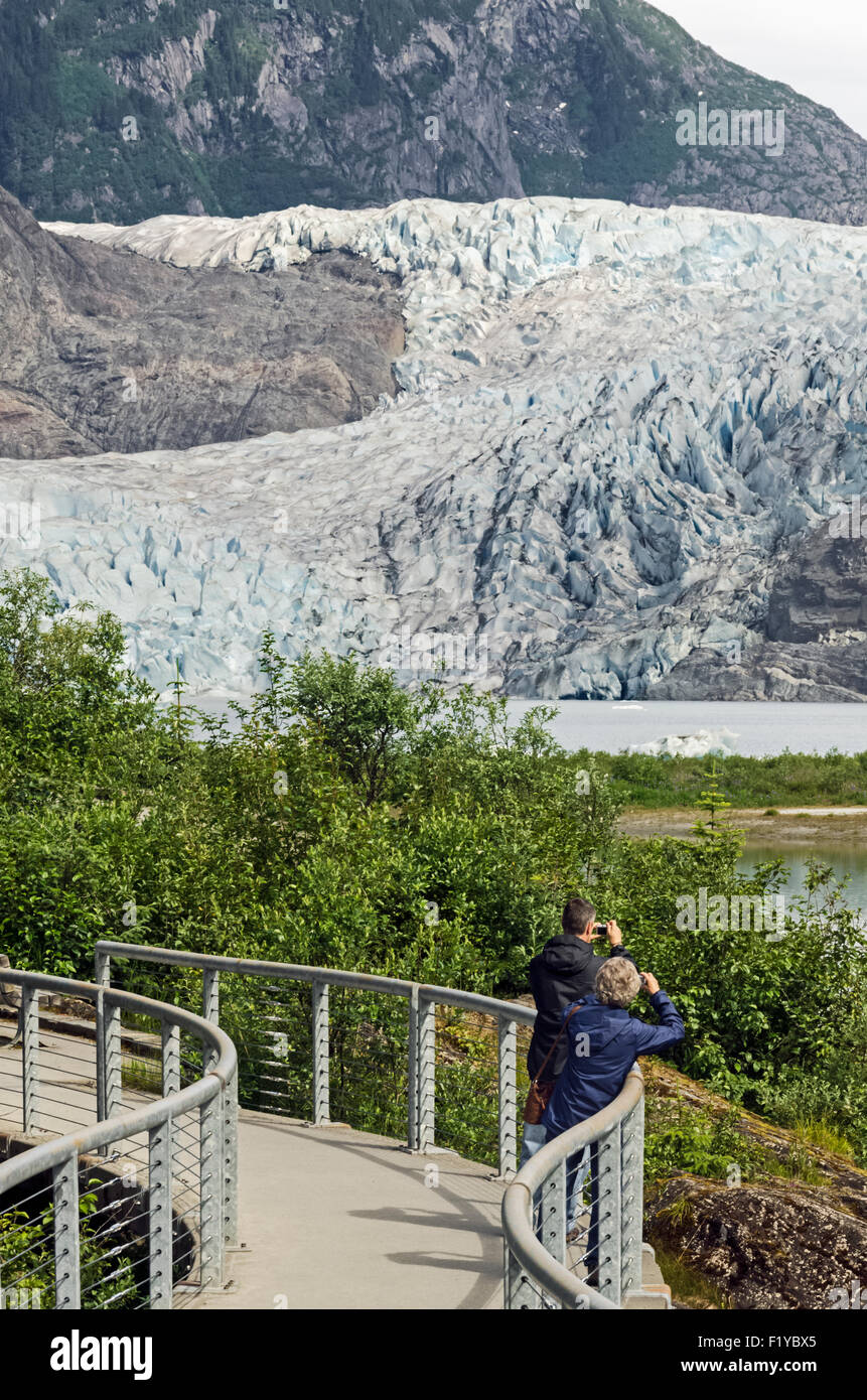 Alaska Juneau View Mendenhall Glacier Valley Hi res Stock Photography alaska-juneau-view-mendenhall-glacier-valley-hi-res-stock-photography