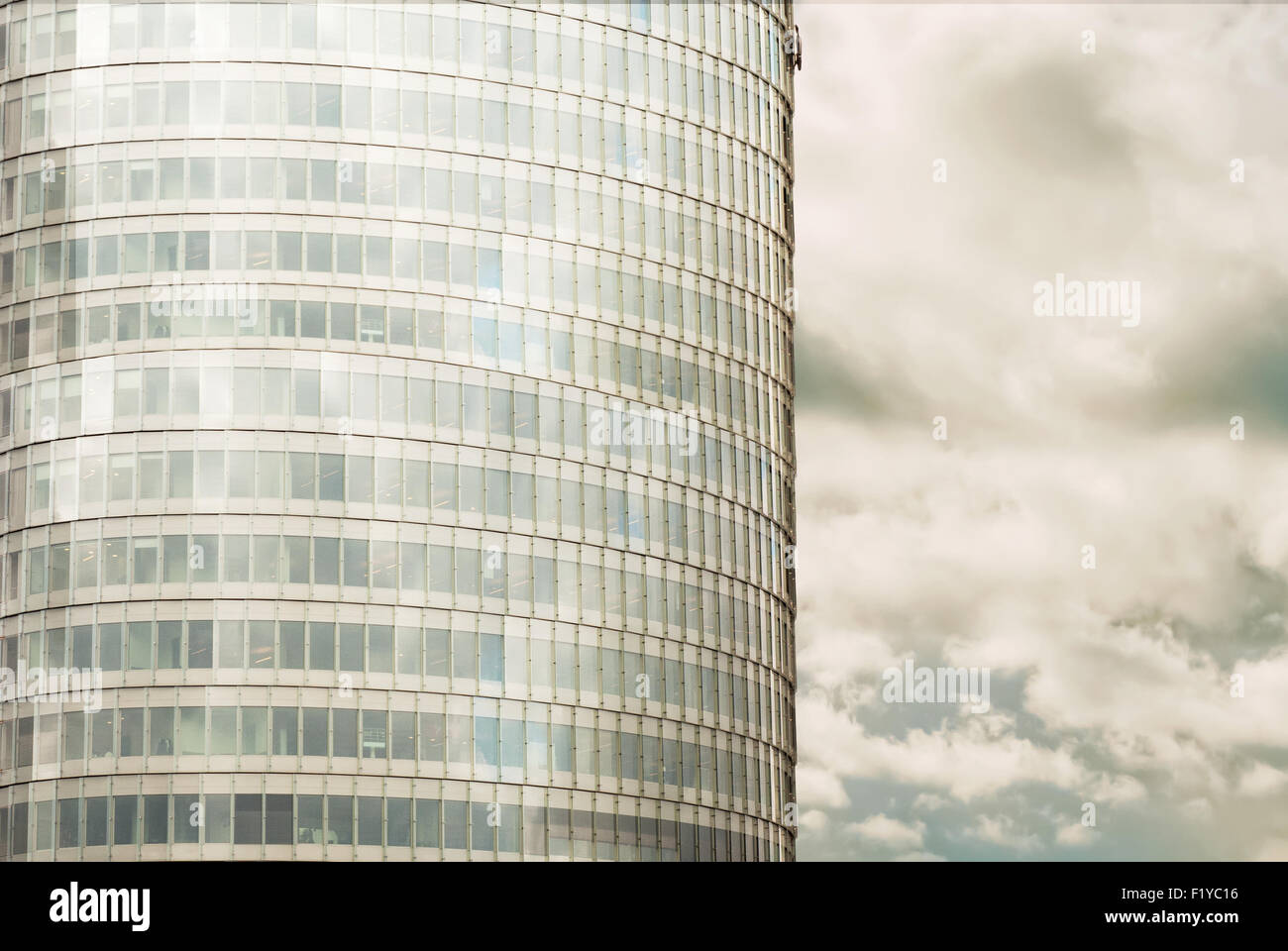 Office building and sky with clouds Stock Photo - Alamy