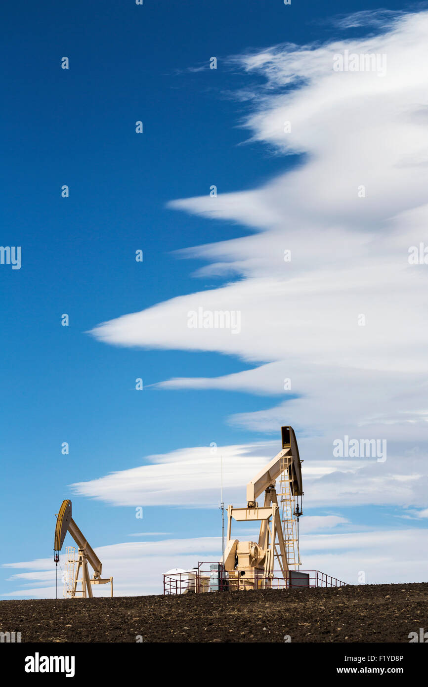 Alberta,Canada,Oil Industry,Pump Jack Stock Photo Alamy