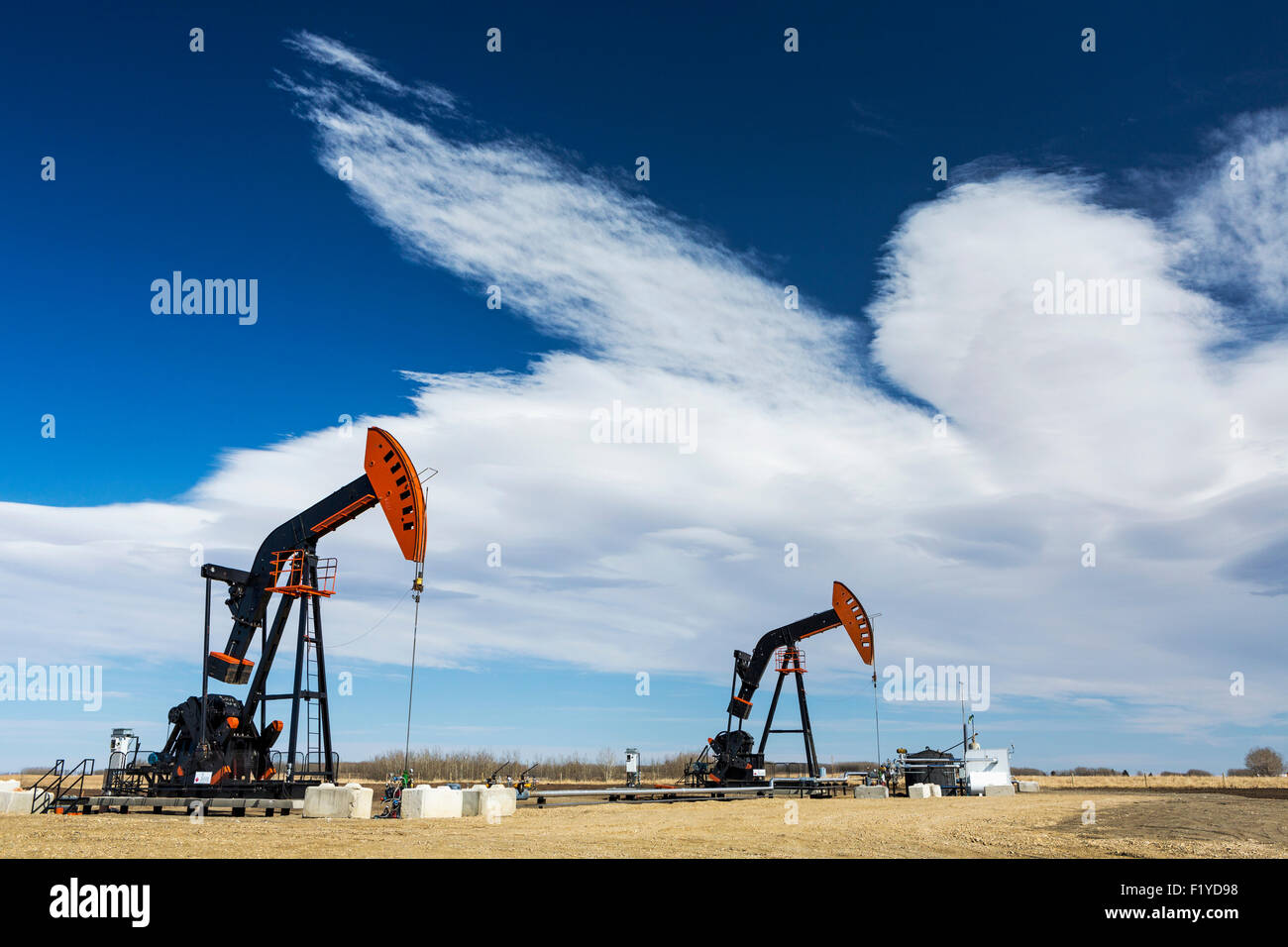 Alberta,Canada,Oil Industry,Pump Jack Stock Photo Alamy