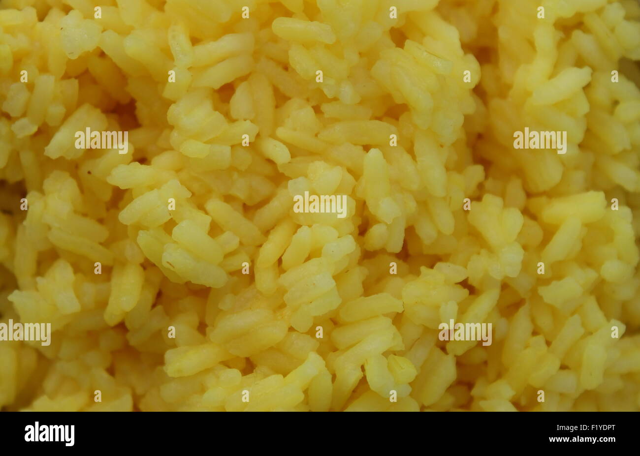 Cooked yellow rice Stock Photo Alamy