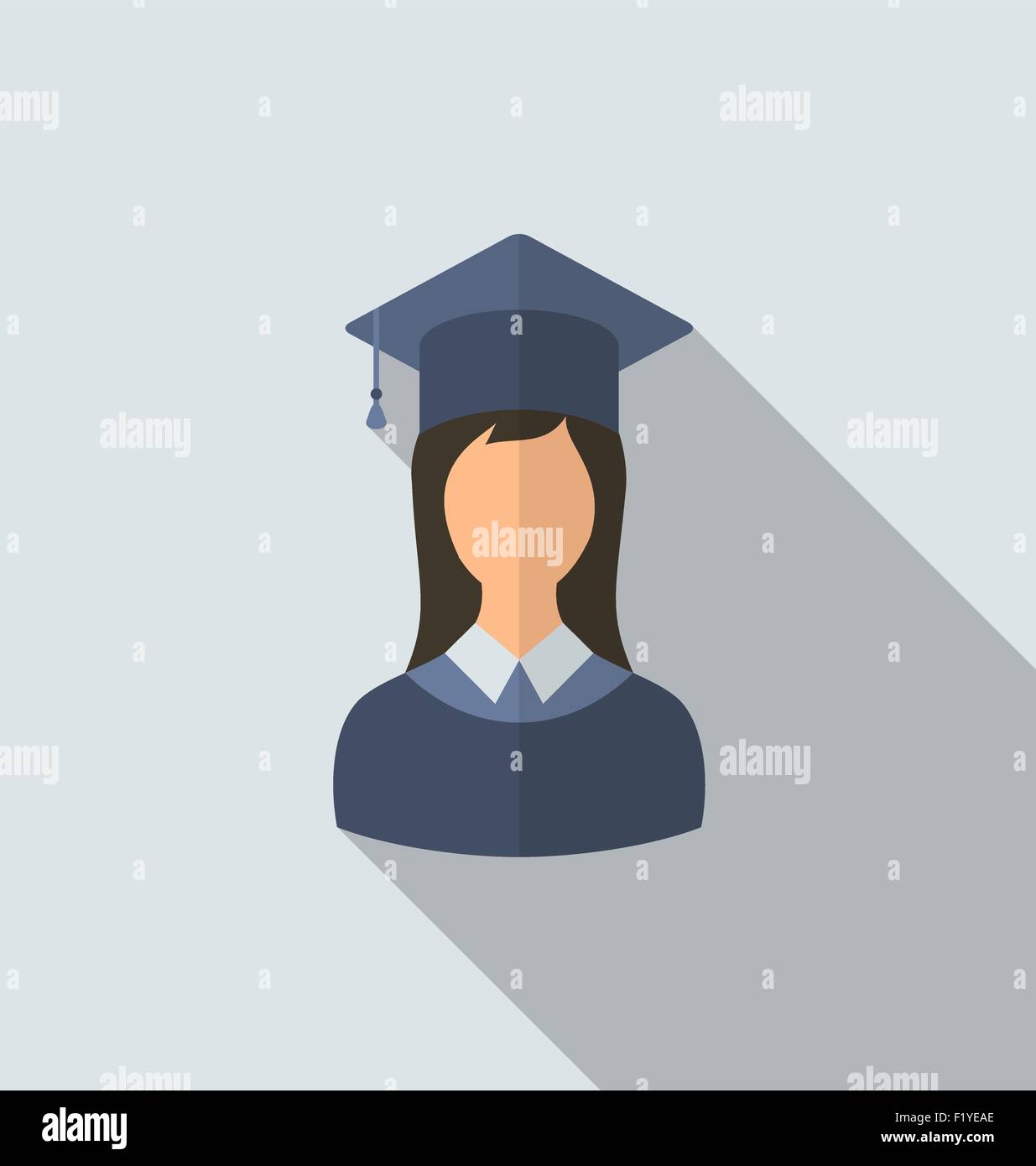 Flat Graduation Icon