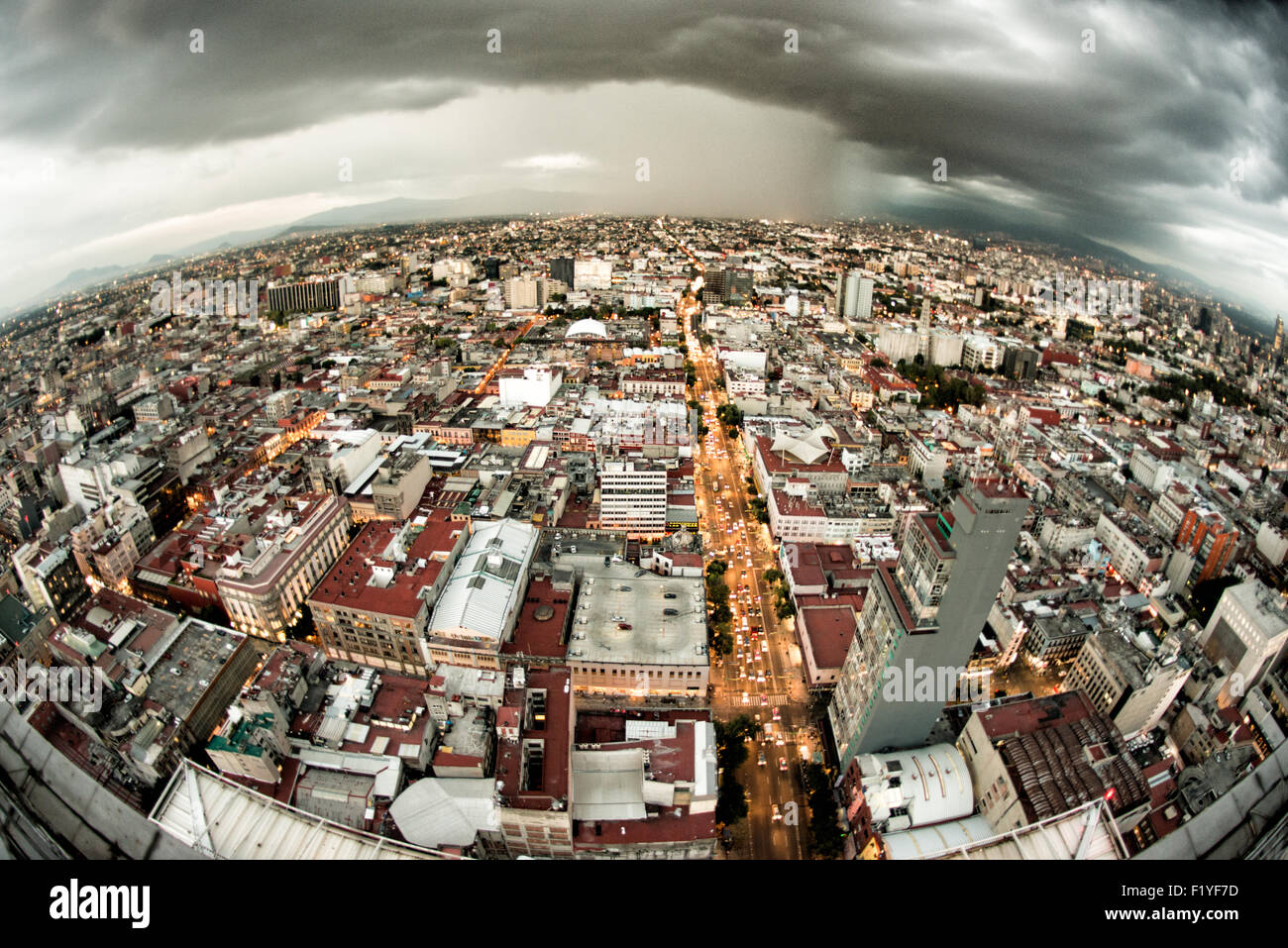 Mexico city skyscrapers aerial view hi-res stock photography and images ...