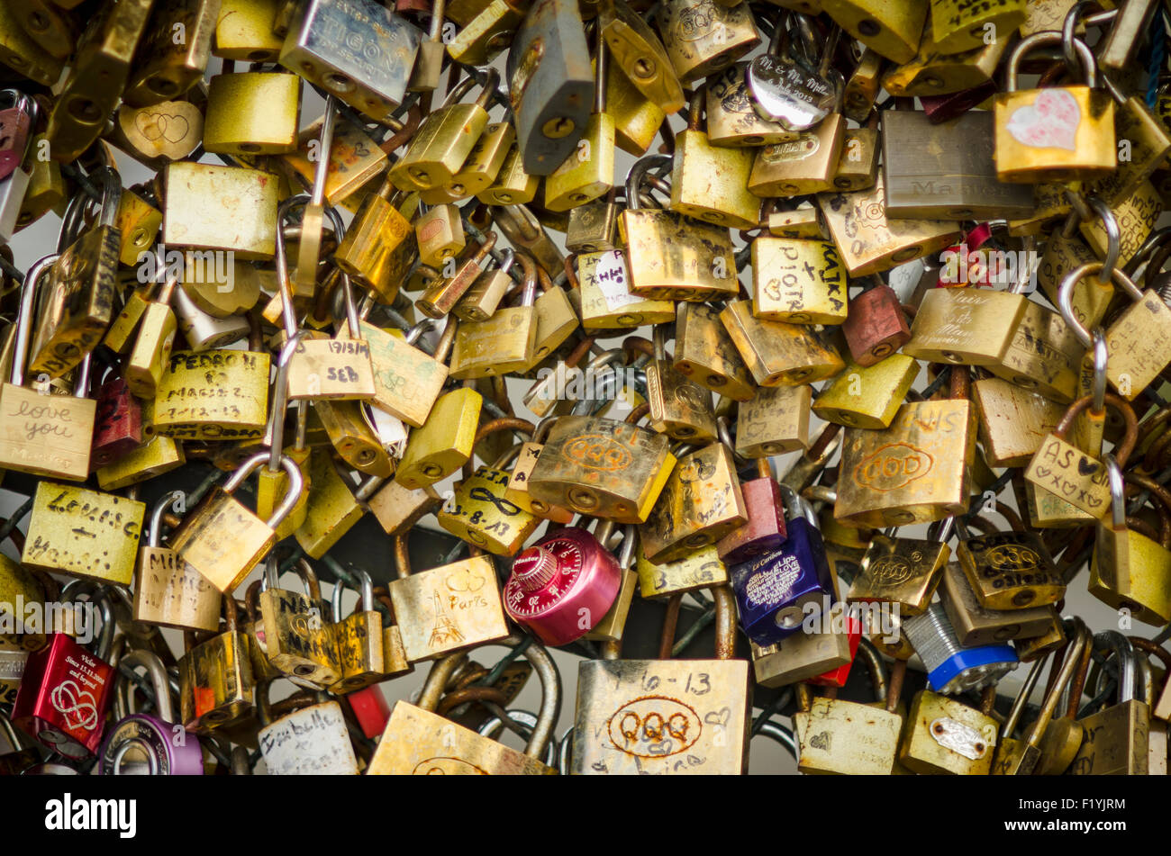 Padlock,France,Paris,Close Up,Love Lock Stock Photo Alamy