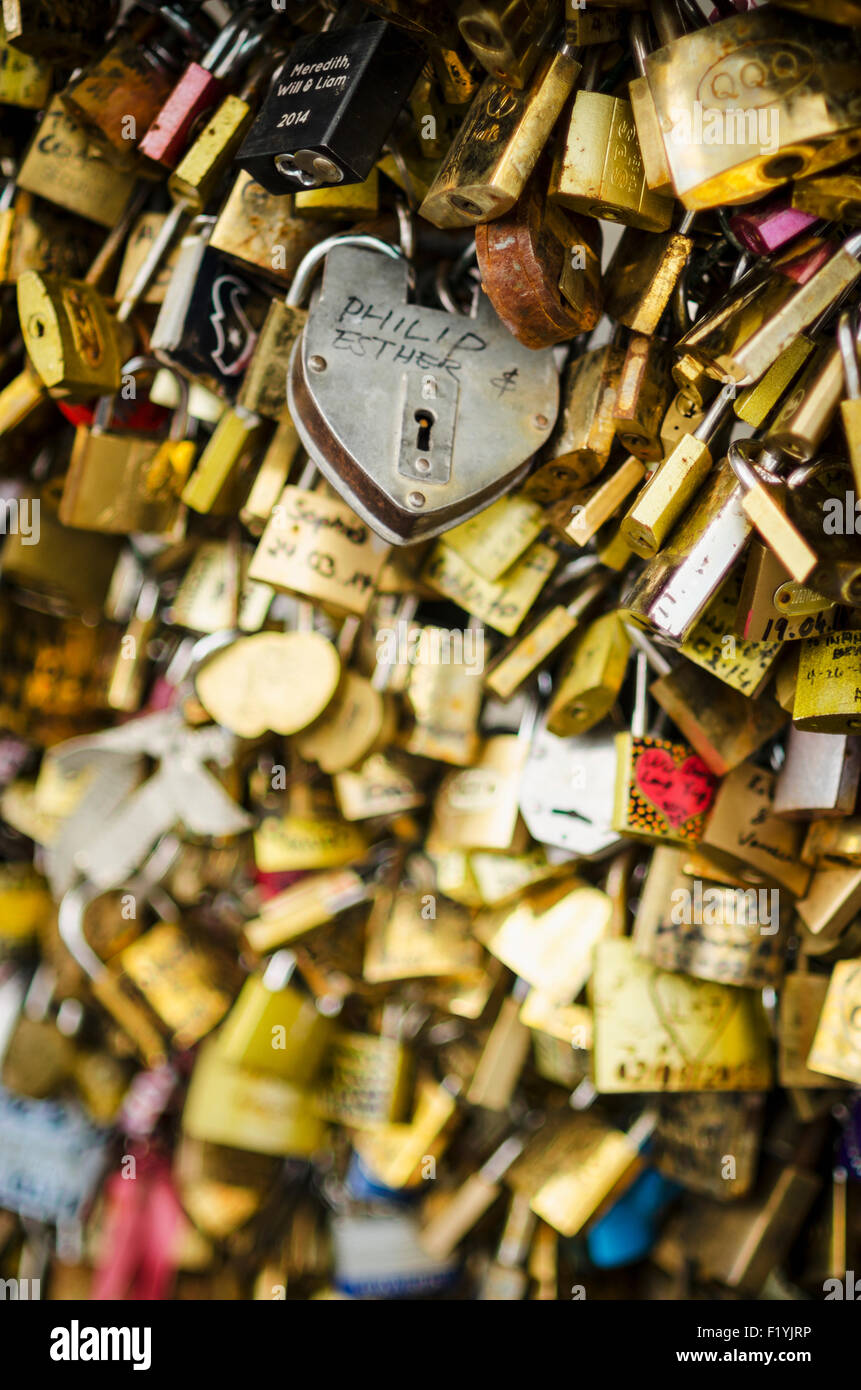 Padlock,France,Paris,Close Up,Love Lock Stock Photo Alamy