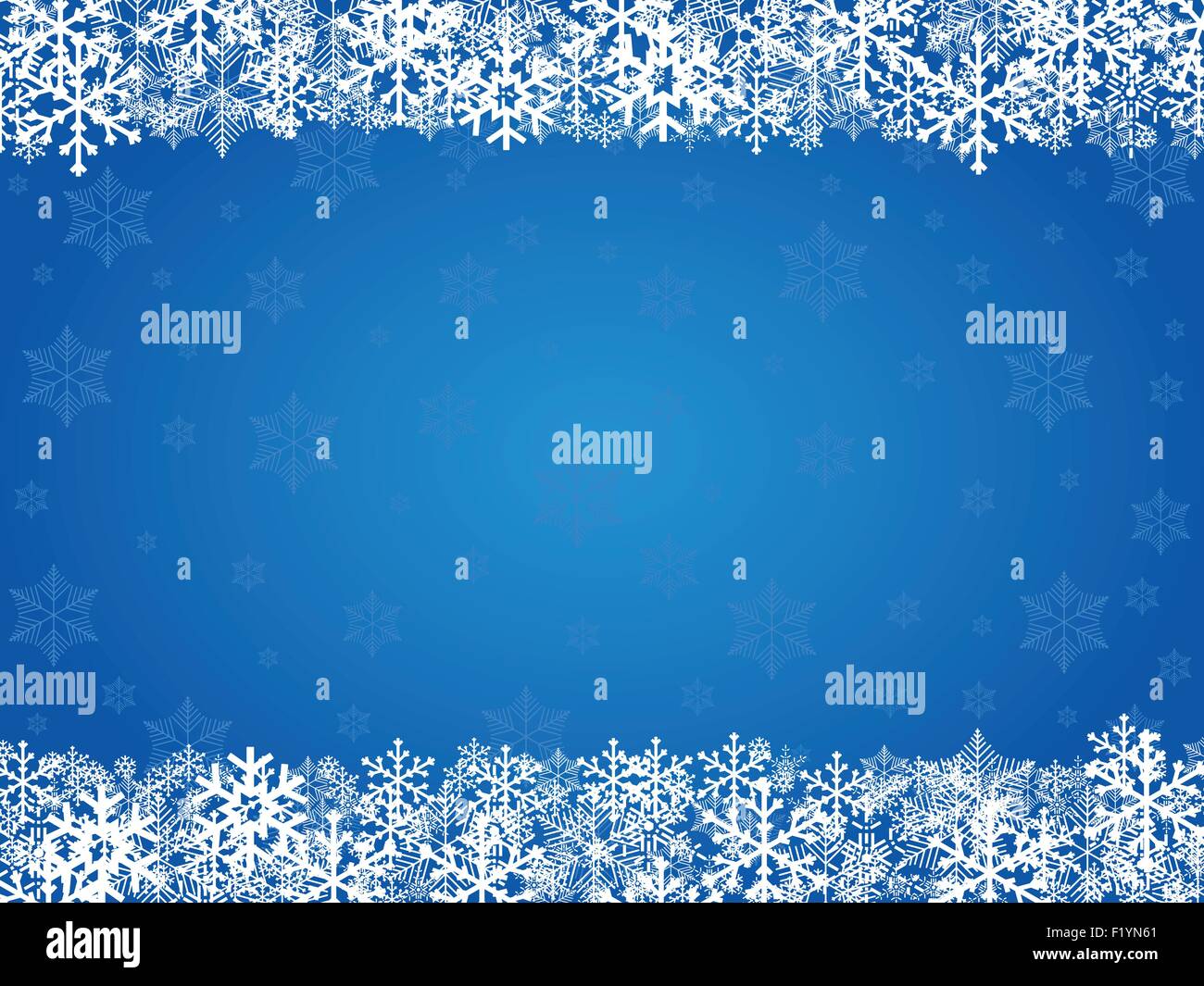 Blue Christmas background with snowflakes. Vector illustration Stock ...