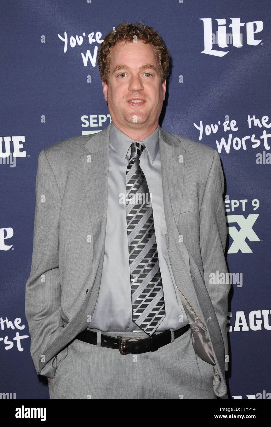 Los Angeles, CA, USA. 8th Sep, 2015. Todd Robert Anderson at arrivals for YOU'RE THE WORST Season Premiere on FXX, Paramount Studios, Los Angeles, CA September 8, 2015. Credit:  Dee Cercone/Everett Collection/Alamy Live News Stock Photo