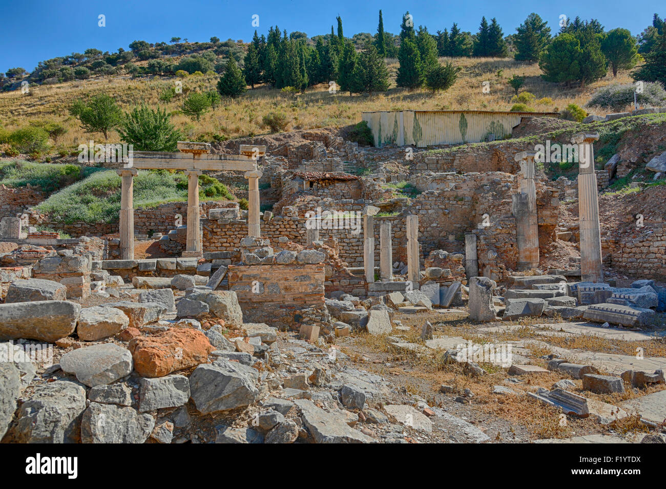 Ephesus: Prytaneion Stock Photo