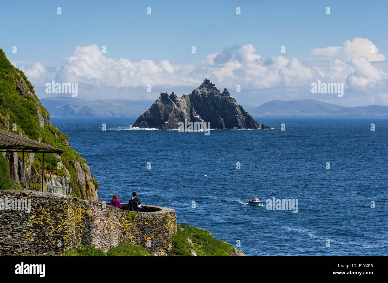 skellig michael island ireland Stock Photo