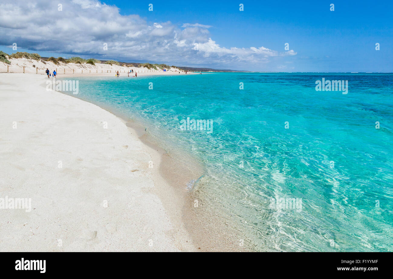 Australia, Western Australia, Gascoyne, Exmouth, Ningaloo Marine Park, Turquoise Bay at Ningaloo Reef Stock Photo