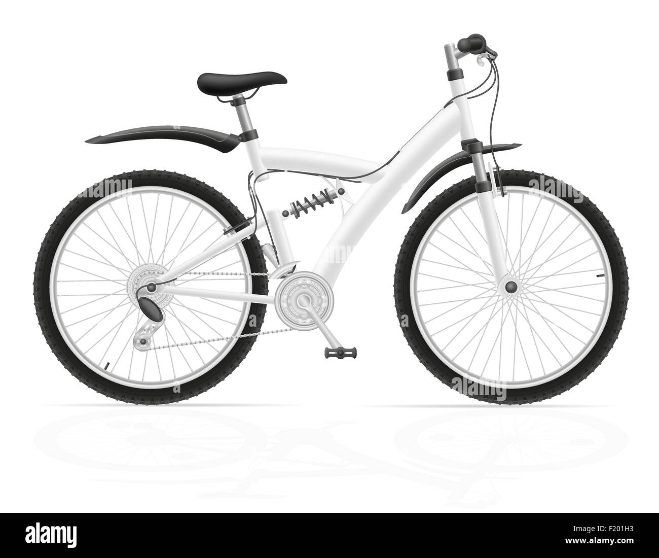 sports bike with the rear shock 