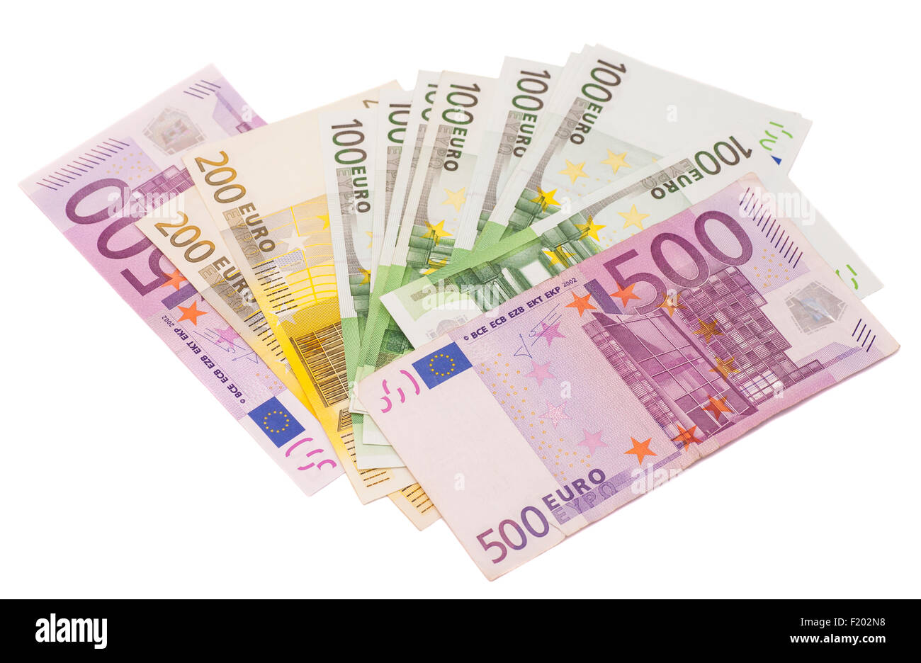 500 Euro Notes Cut Out Stock Images Pictures Alamy