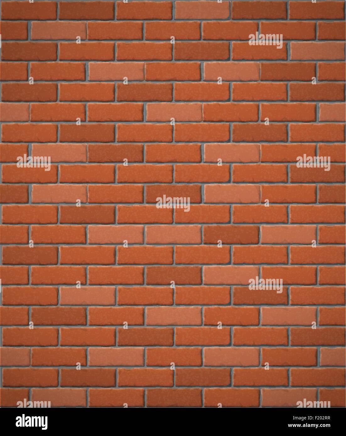 wall of red brick seamless background vector illustration Stock Vector ...