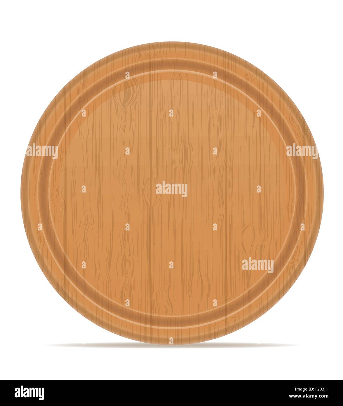 wooden cutting board vector illustration isolated on white background ...