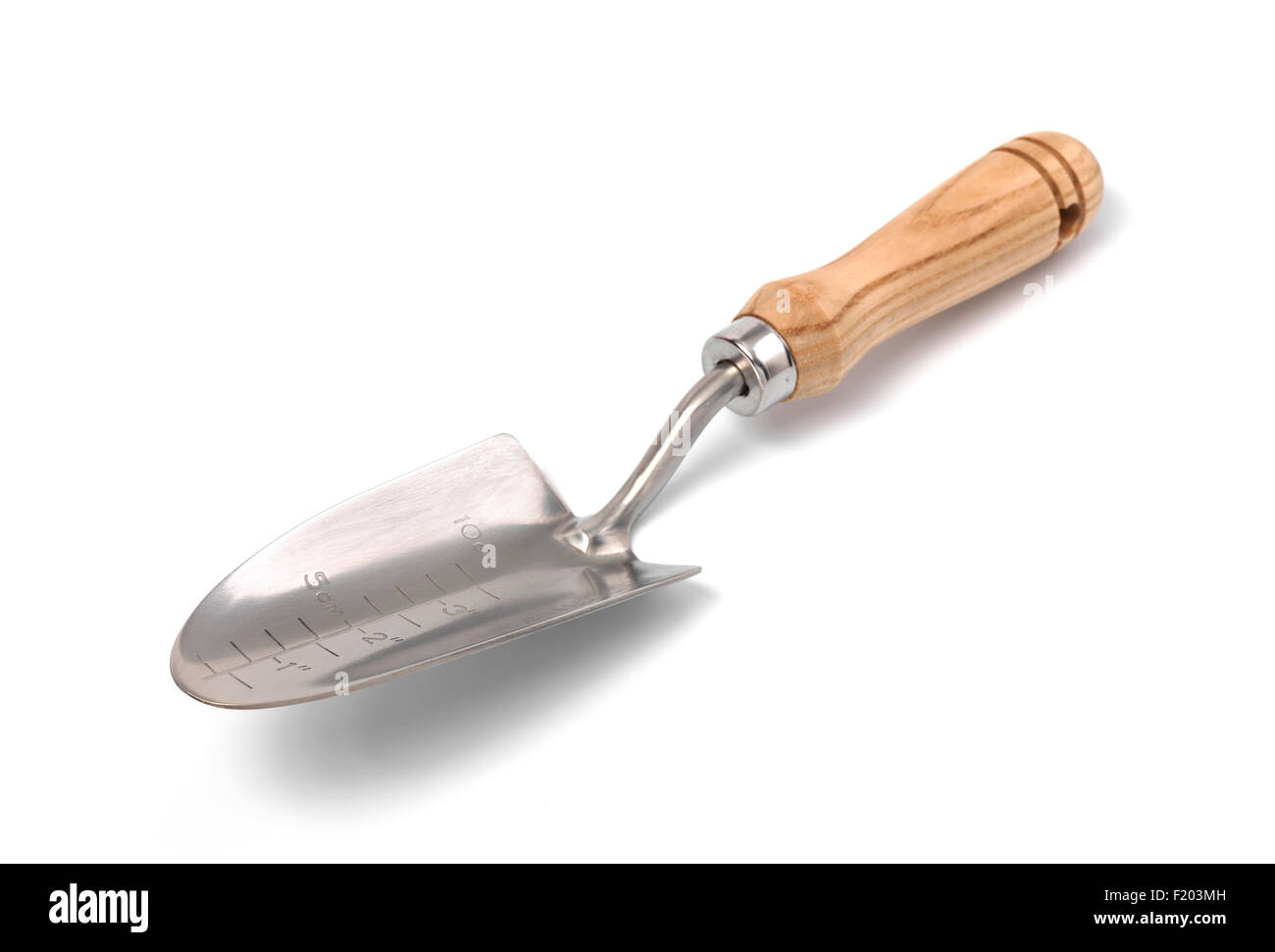 gardening trowel isolated on a white background Stock Photo