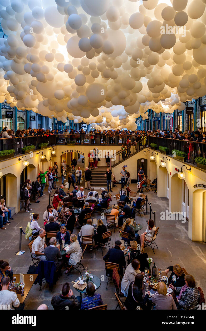 Shops and Restaurants, Covent Garden, London, England Stock Photo