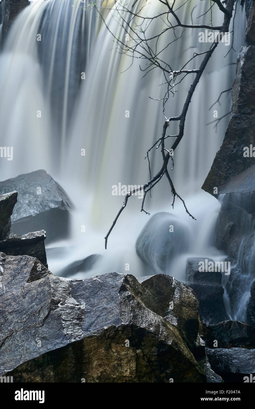Ireland, County Cavan, Swanlinbar, Tullydermot Falls Stock Photo Alamy