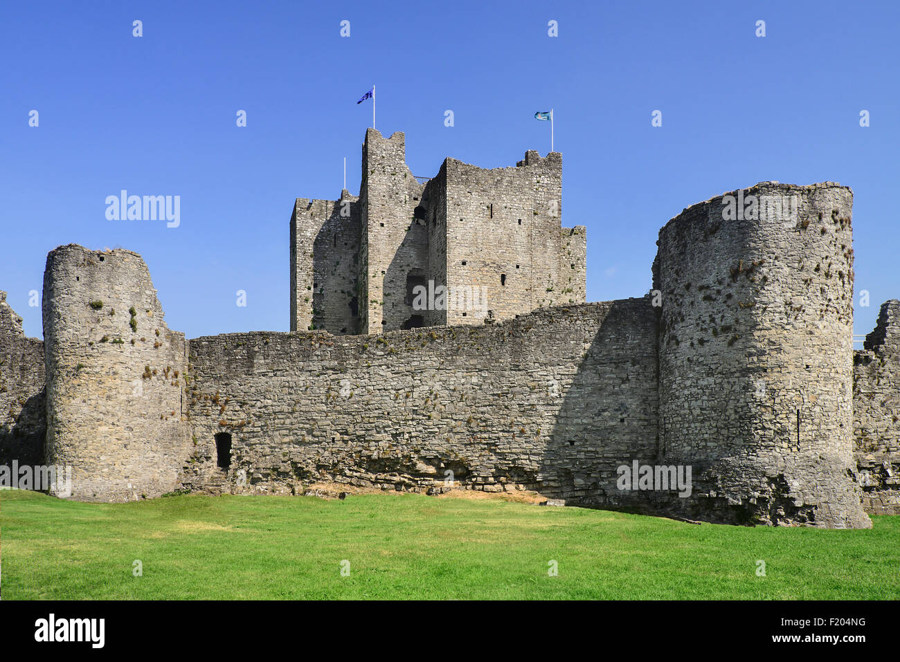 Ireland, County Meath, Trim Castle Stock Photo Alamy