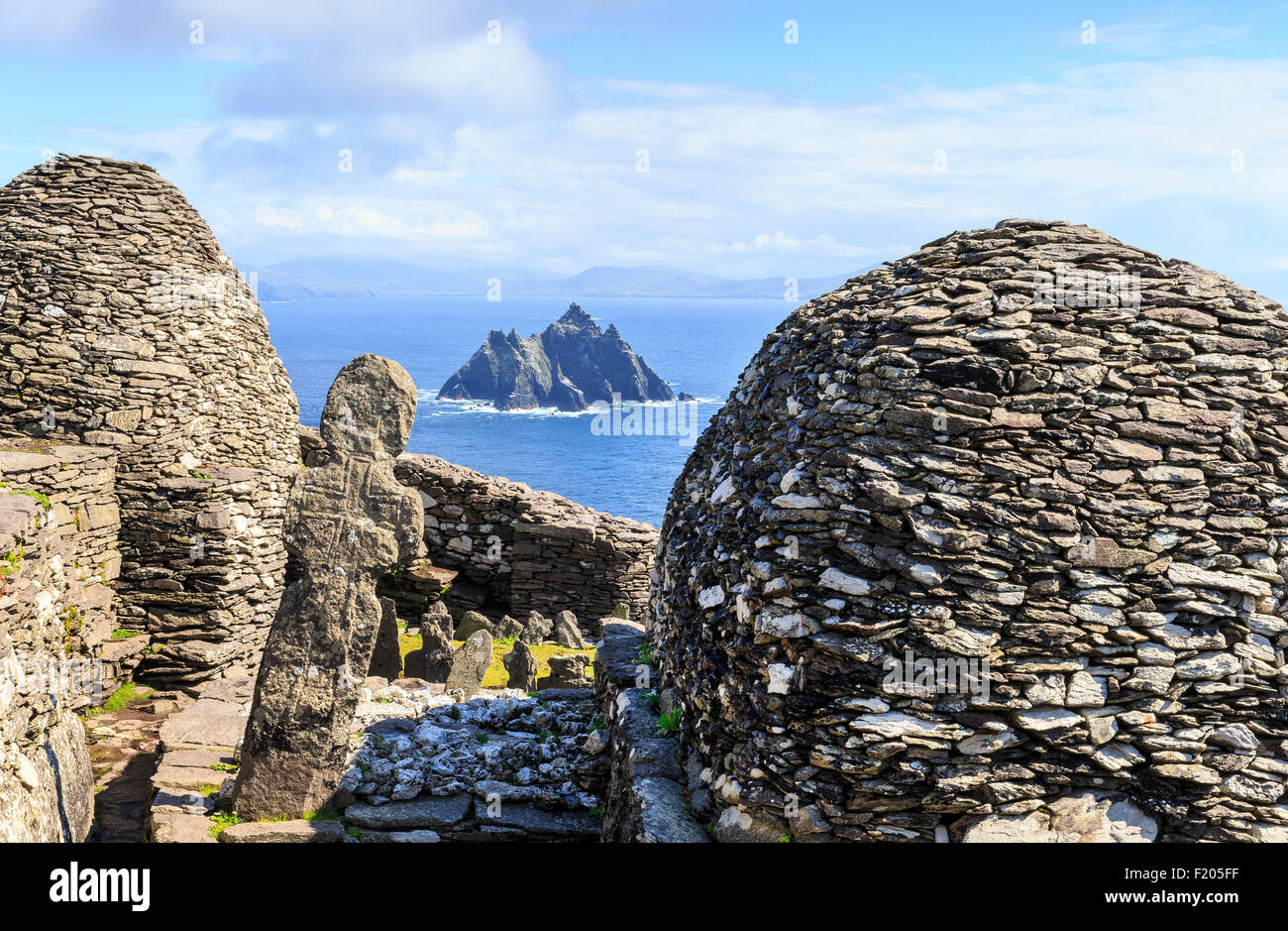 little skellig michael island ireland Stock Photo