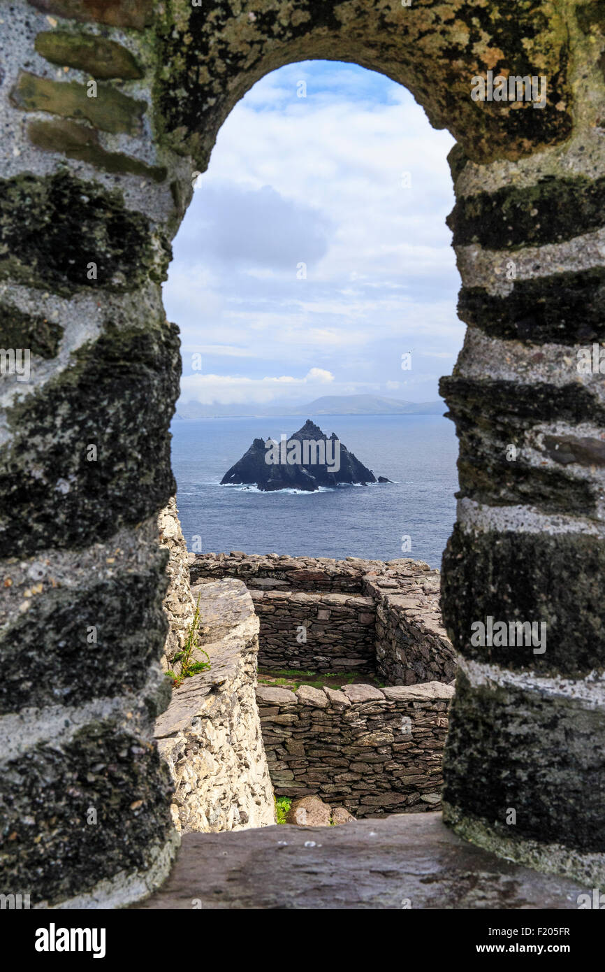 little skellig michael island ireland Stock Photo