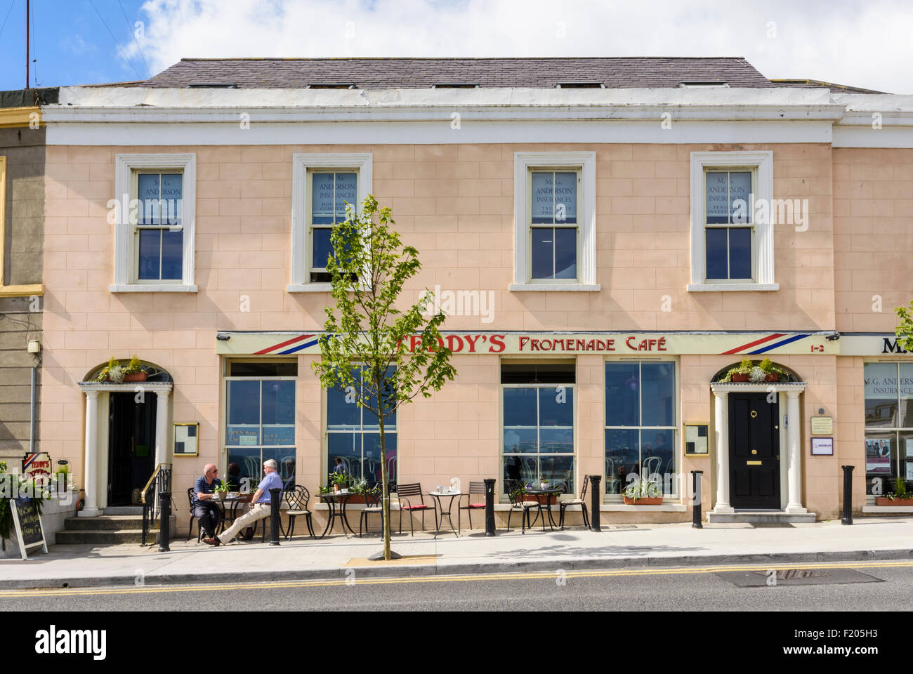 Teddy's Promenade Cafe, Dun Laoghaire, Dun Laoghaire–Rathdown, Ireland Stock Photo