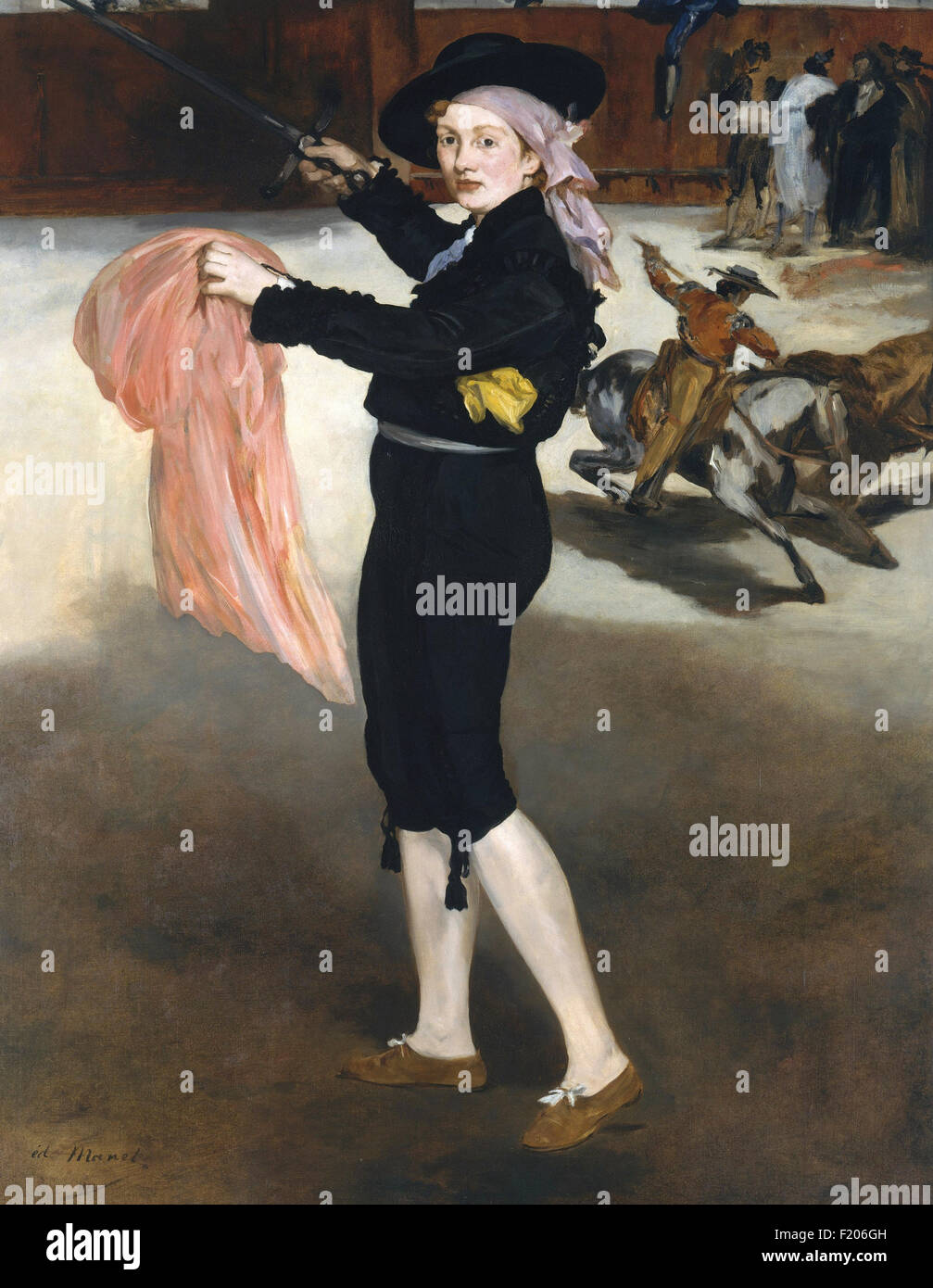 Edouard Manet - Mademoiselle V. . . in the Costume of an Espada Stock Photo