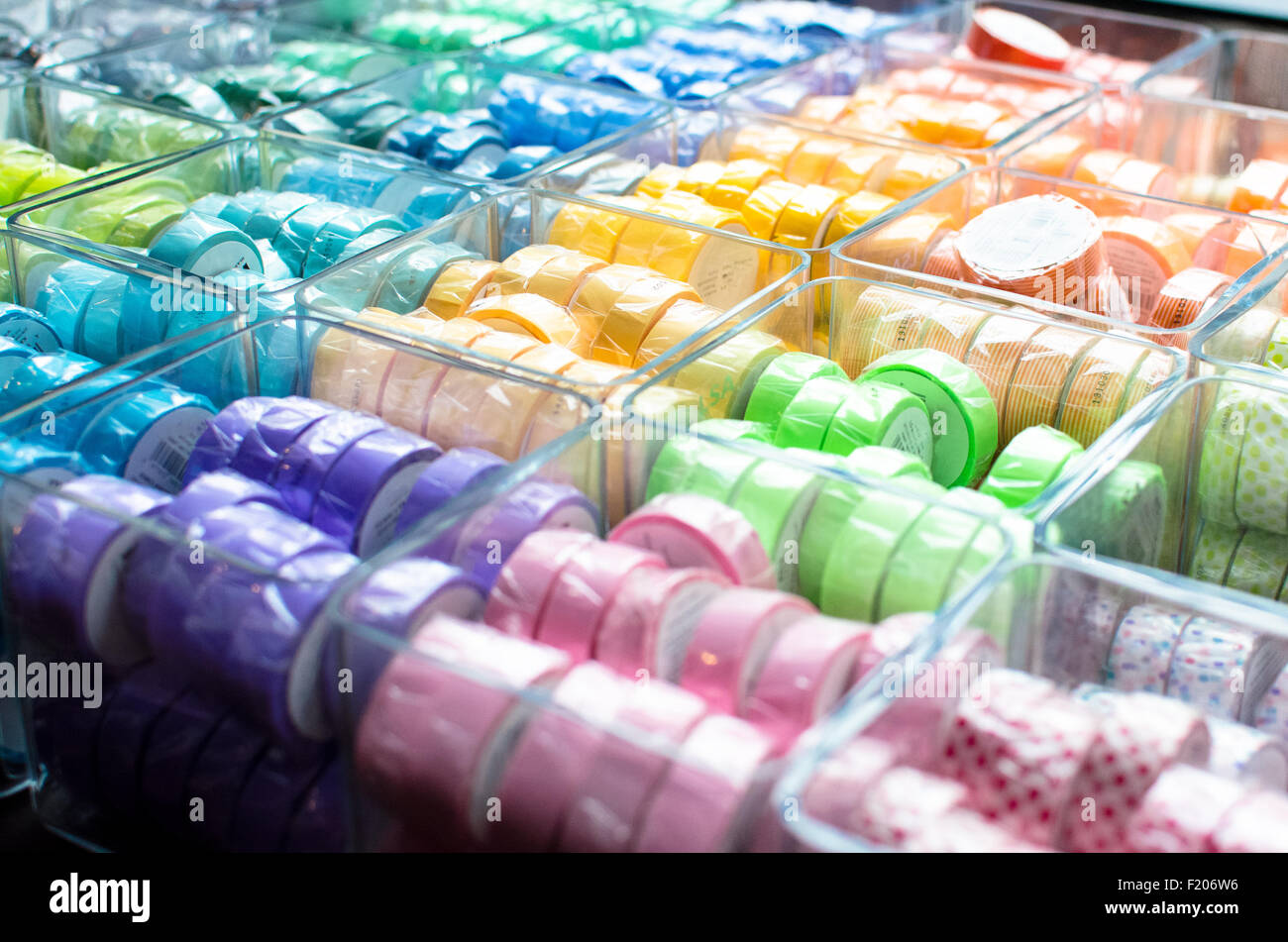 Many colors with tape rolls Stock Photo Alamy