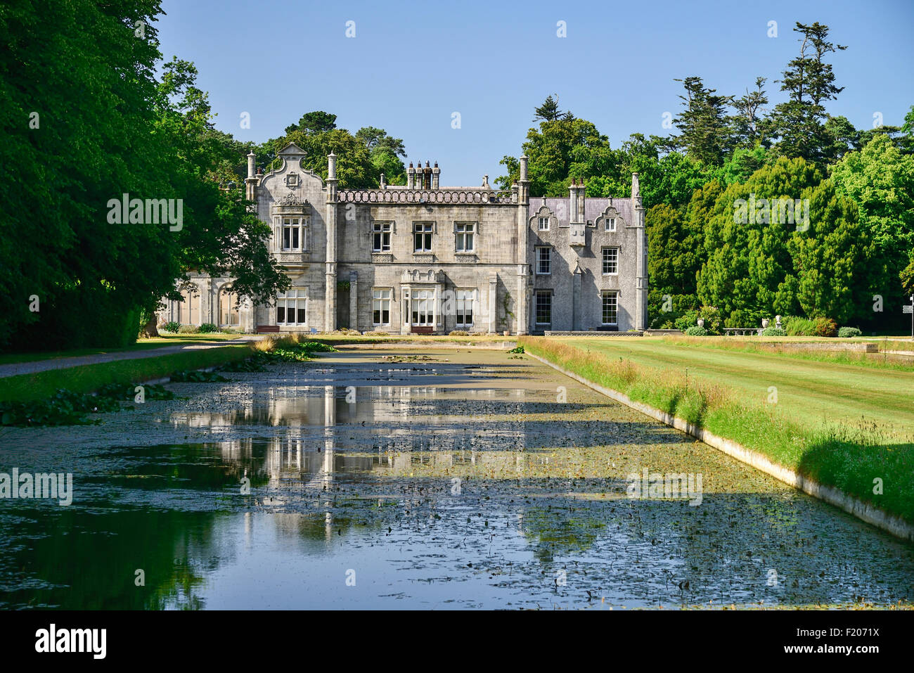Ireland, County Wicklow, Bray, Kilruddery House and Gardens, Kilruddery House from the Long