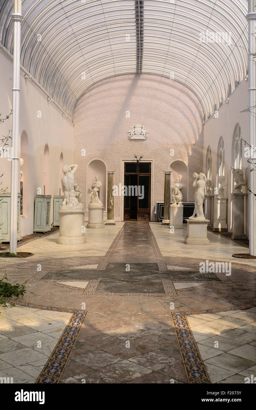 Ireland, County Wicklow, Bray, Kilruddery House and Gardens, Statues in