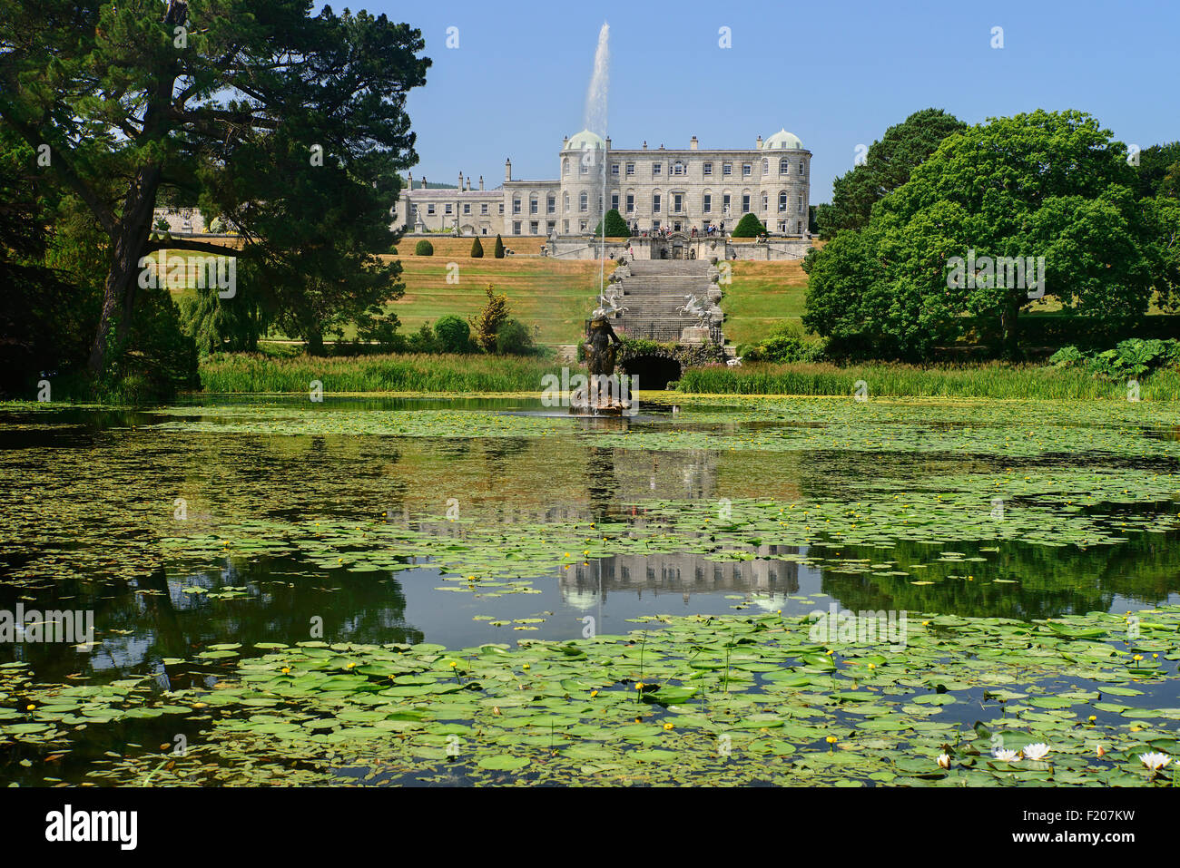 Ireland, County Wicklow, Enniskerry, Powerscourt House and Gardens
