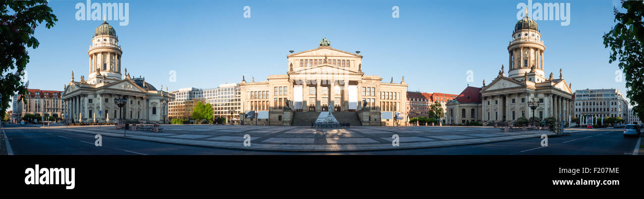 Gendarmenmarkt Panorama Stock Photo