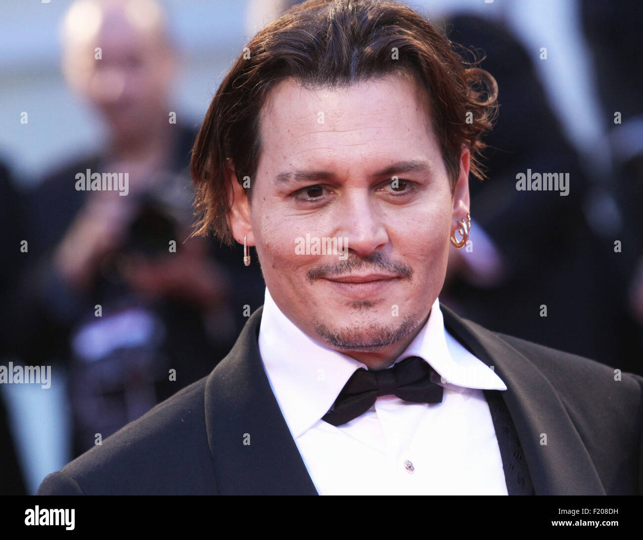 Venice, Italy. 4th September, 2015. Actor Johnny Depp at the red carpet of the movie 'The Danish Girl'  at the 72nd Venice International Film Festival on September 5, 2015 in Venice, Italy    Credit © Ottavia Da Re/Sintesi/Alamy Live News Stock Photo