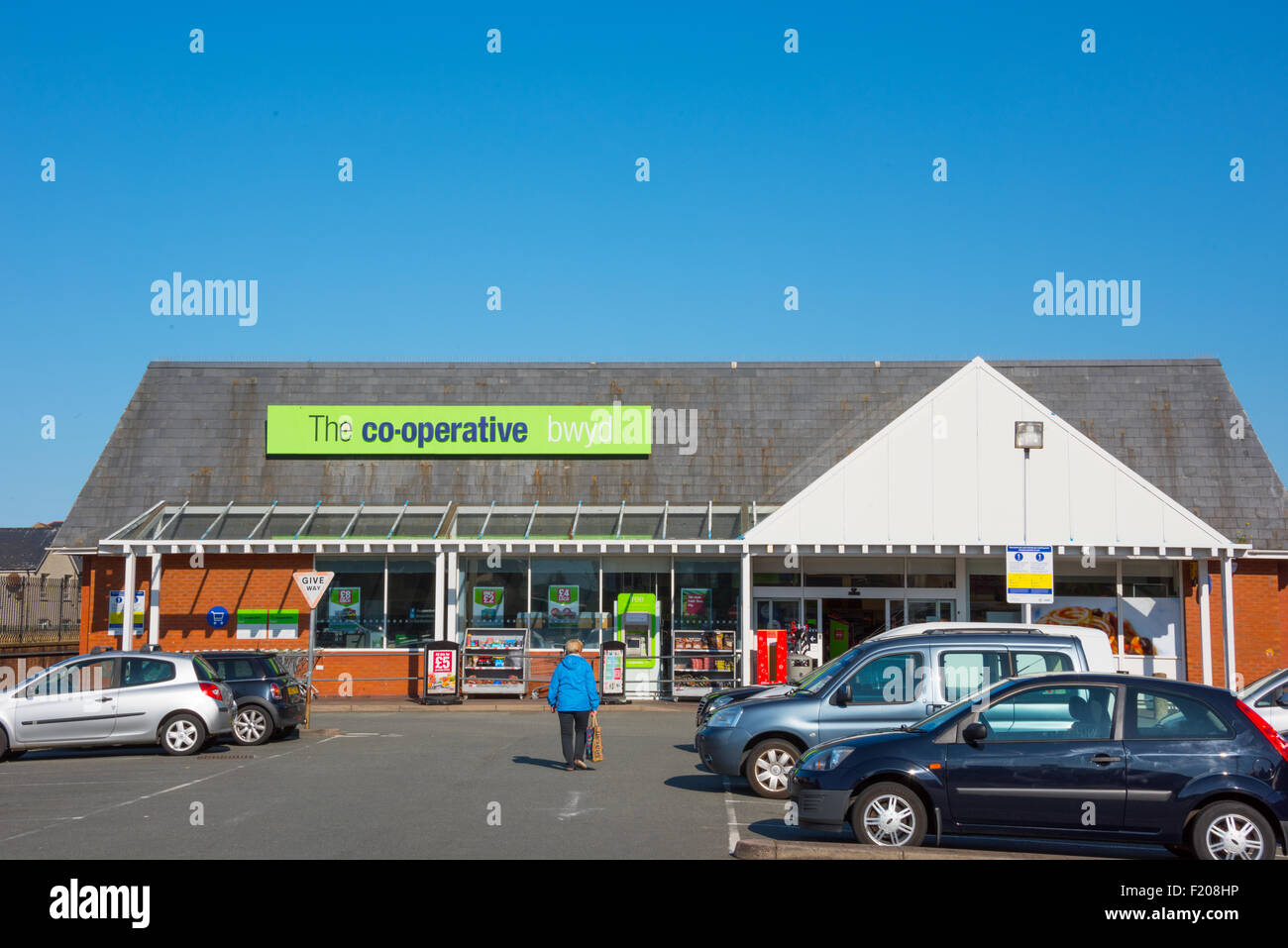 The Co Operative food store at Barmouth gwynedd Wales UK Stock Photo