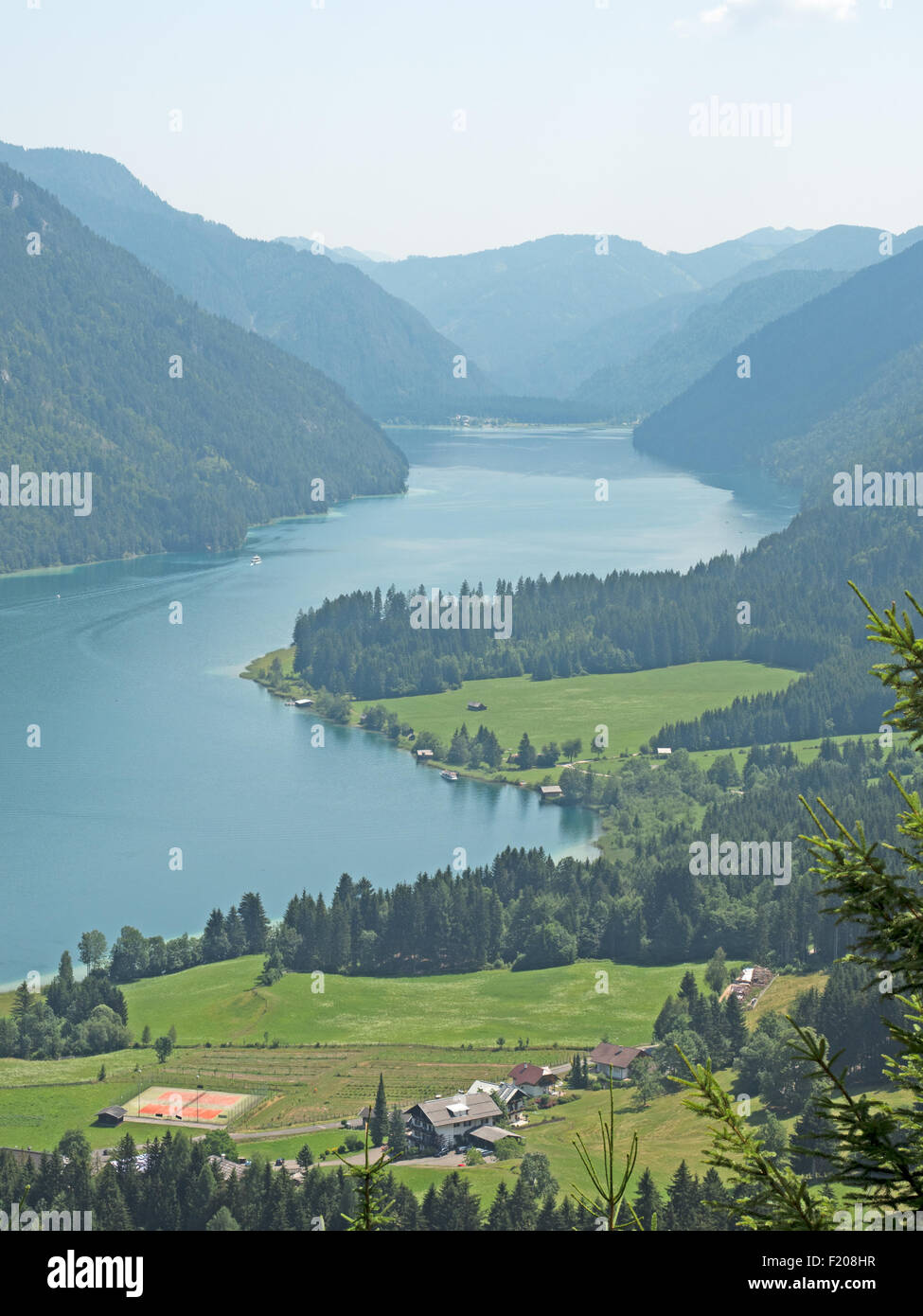 Weißensee in Österreich Stock Photo